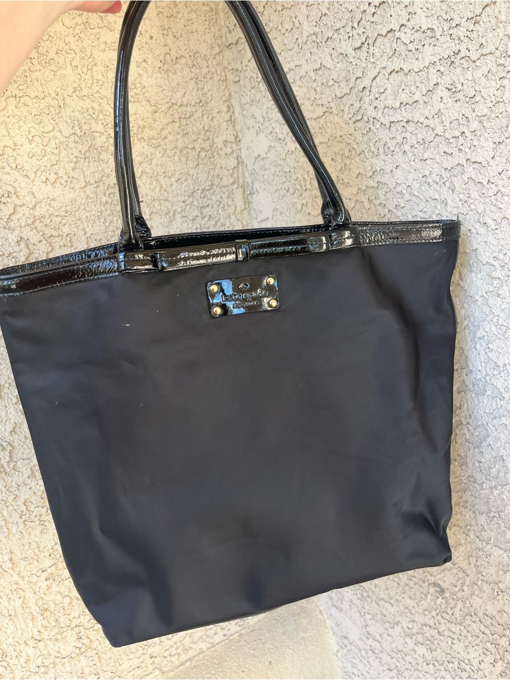 Kate Spade Black Nylon Tote handbag